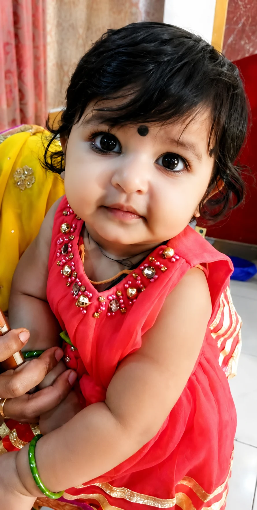Aakrithi as a child